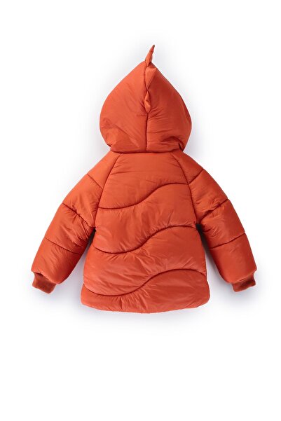 PODIUM GYM Trend Cute Baby Dinosaur Figured Quilted -Welsoft Inflatable Winter Coat