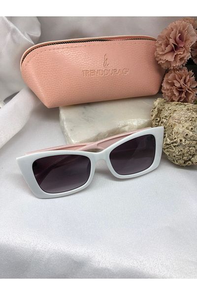Di Caprio Ode Cat Eye White Women's Sunglasses