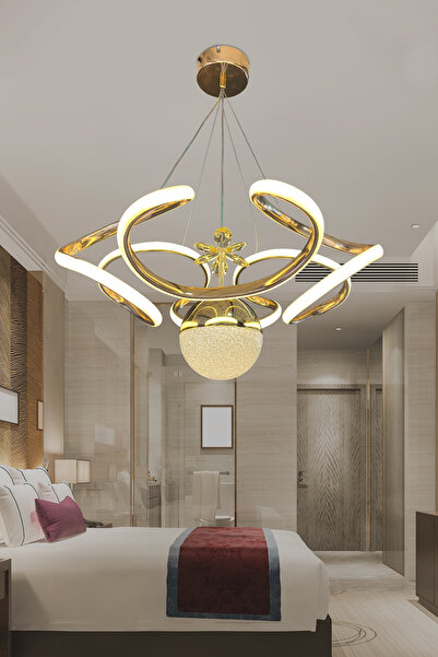 Genel Markalar 3 Renkli Modern Sarkıt Ledli 4 Kol Avize, şık ve fonksiyonel aydınlatma seçeneği