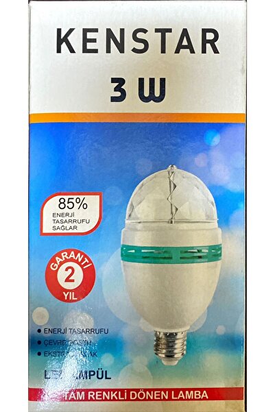 Kenstar Disko Topu Led Işık 3 Watt