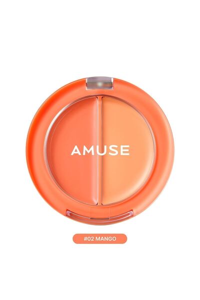 Amuse Lip&cheek Healthy Balm (KORENDY) Canlı, Parlak Görünüm Veren Dudak & Yanak Balmı 3gr #02 Mango Balm