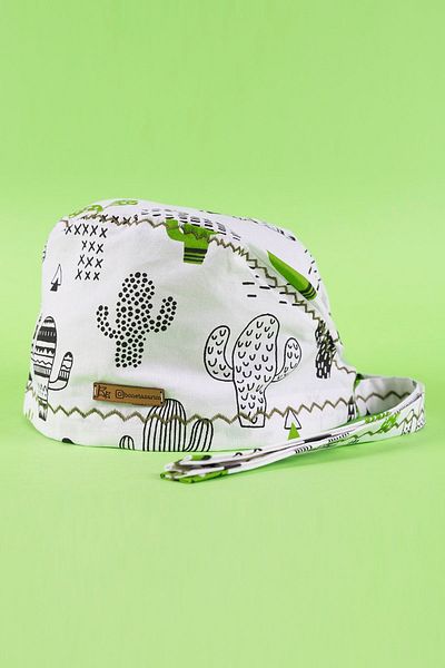 Best Bone Cactus Patterned Surgical Bonnet