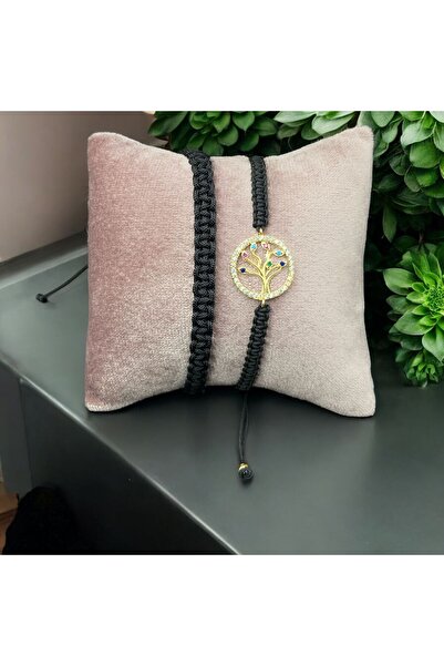 Kt MAKROME ÖRGÜ  İKİLİ BİLEKLİK ZİRKON TAŞLI