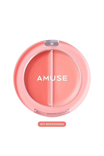 Amuse Lip & Cheek Healthy Balm (KORENDY) Canlı Parlaklık Veren Dudak Yanak Balmı 3gr #01 Boksoonga Balm