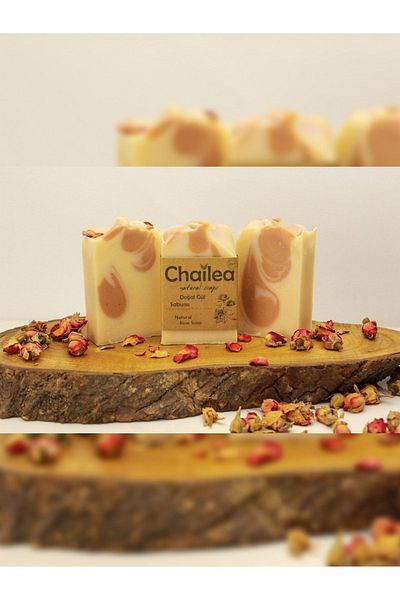 Chailea صابون الورد الطبيعي صناعة يدوية 100 جرام