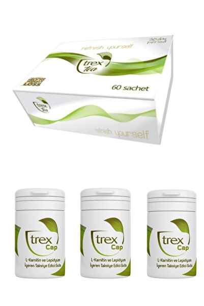 Trex Tea Trexcap Mixed Herbal Tea 1 Month and 3 Month Trex Cap Advantageous P...