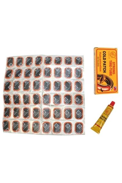 Get Lock 48 Li Bisiklet Lastik Tamir Yama Seti Soğuk Yama