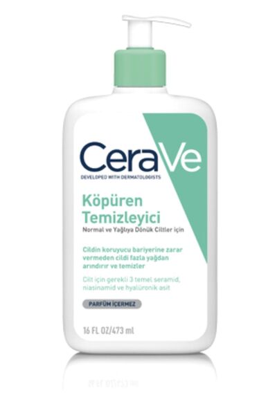 Ades Tasarim Cera Ve Köpüren Temizleyici 473 ml Normal Ve Yağlıya Dönük Ciltl...