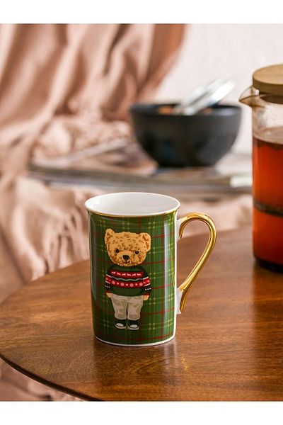 LC Waikiki 363 Ml Bear Printed Porcelain Mug