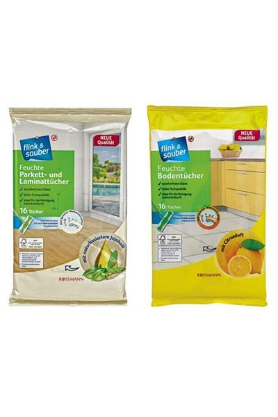 Flink Sauber Rossman 2-Piece Wet Floor Cloth