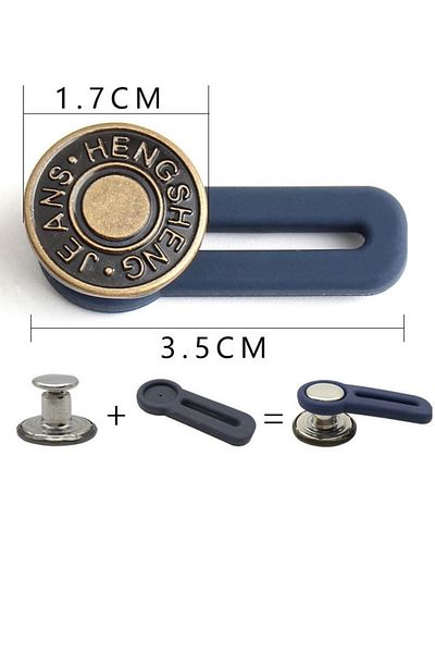 Hane Dostu 10 Pieces of Jeans - Waist Expansion and Fixation Spare Button