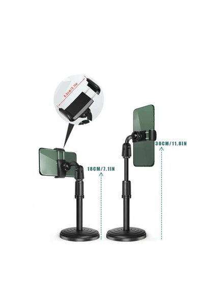 İstanbul Teknoloji Masa Üstü Teleskobik Telefon Stand Tutucu