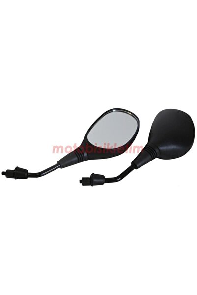 monero Motosiklet 10 Mm Düz Diş Ayna Takımı Cub - Scooter - Cg Qy-256