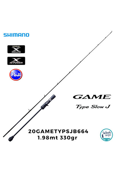 Shimano Game Type Slow J B664 1.98mt 330gr (S2P) Tetikli Slow Jigging Kamış