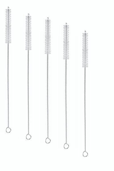 Practials 5 Adet Cam Metal Krom Pipet Klavye Ve Mini Kenarlar Için Bükülebili...