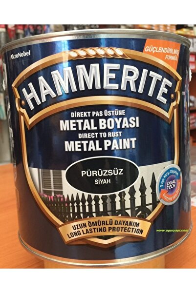Marshall Hammerite Direk Pas Üstüne Metal Boyası 2.5 Lt Siyah