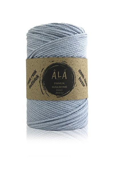 aladepo 250 γραμμάρια βαμβακερό νήμα μακραμέ - τσάντα μακραμέ αλυσίδας 2mm