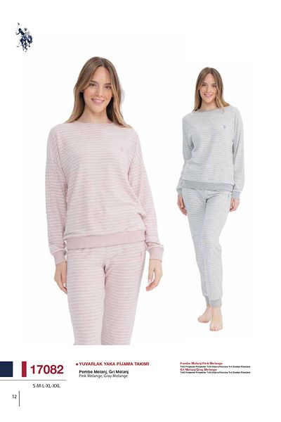 U.S. Polo Assn. U.S. Polo 17082 Model Women's Pajama Set