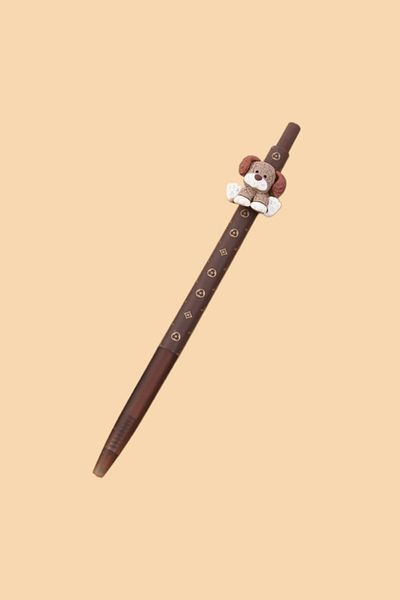 Bold Grup Cute Dog Character Ballpoint Pen Black Ink