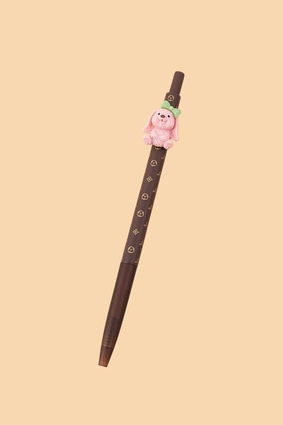 Bold Grup Cute Rabbit Character Ballpoint Pen Black Ink