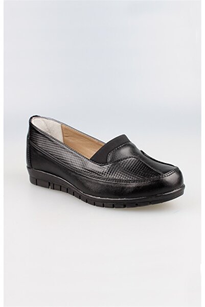 EDİK Edik Daily and Mother's Shoes Genuine Leather Lining Heel Cushioning Sys...
