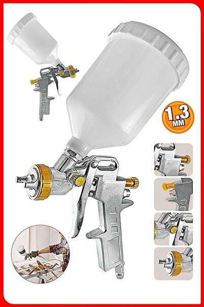 PROXTECH Yüksek Kalite Üstten Depolu Profesyonel 1.8 Mm 600 Cc Sprey Boya Tab...