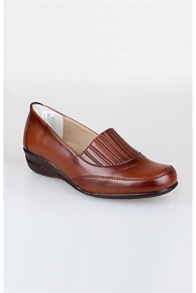 EDİK Edik Shoes for Daily and Mother Genuine Leather Lining Heel Cushioned Sy...
