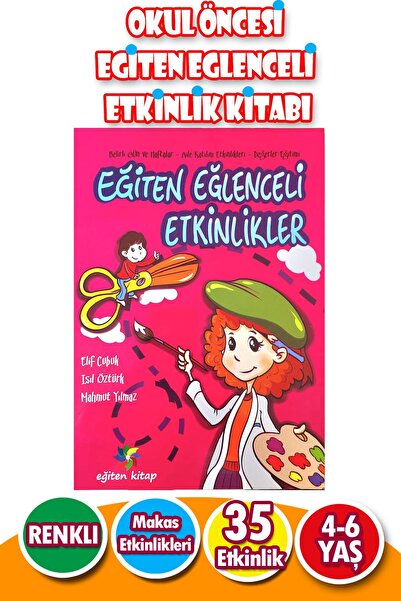 Harika Çocuk Yayınları مصنف أنشطة تعليمية ممتعة للأعمار من 4 إلى 6 سنوات - 35...