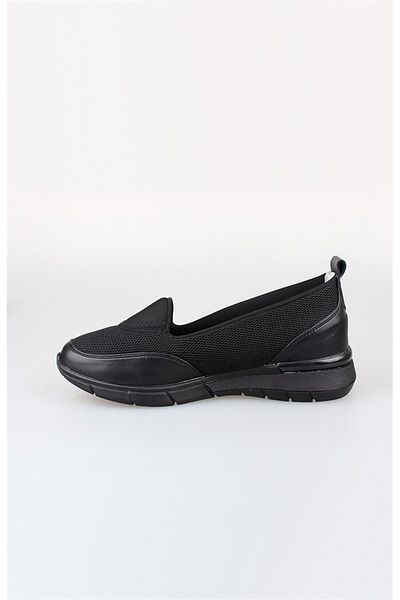 EDİK Edik Căptușeală din piele naturală neagră - Toc cu pernă pentru mamă și pantofi casual F218