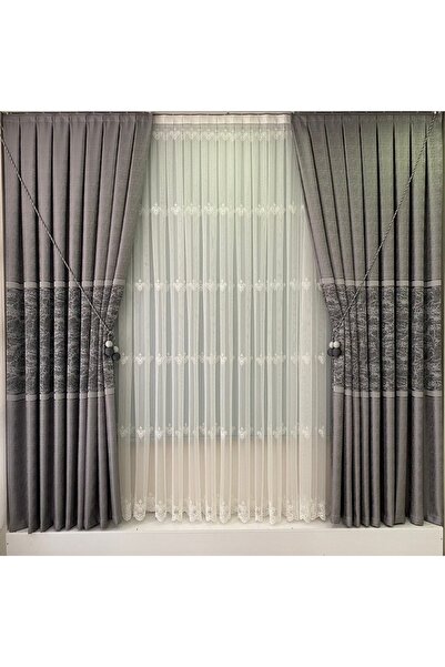 Emes Cortina de fundal cu panou cu o singură aripă Cappuccino Cream