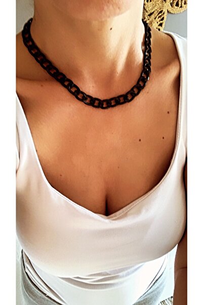 by özllem Black Necklace-bracelet Set
