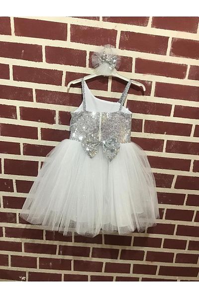 Guashe White-silver Tutu Dress