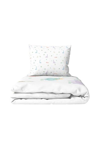 Casadora Baby Dino 100% Cotton Satin - Single Child Duvet Cover Set