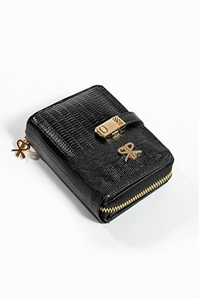 ImPolo محفظة يد وحقيبة يد نسائية من ديريك بلاك ليزر مقاس 10x13