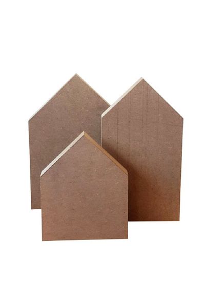 Altınyapı Hobi Market 3-PIECE HOUSE WALL PANEL BOARD MDF