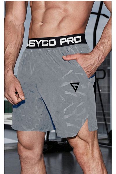 GHASSY CO. Ghassy Co. Pantaloni scurți sport pentru alergare, cu talie elastică, respirabili, pentru fitness