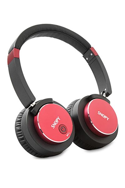 Snopy Sn-bt41 Anc Kırmızı Kablosuz Kulaküstü Bluetooth Kulaklık Gürültü Önleyici