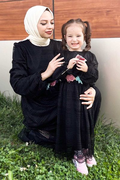 Moda Mihram Spitzenkleid für Damen