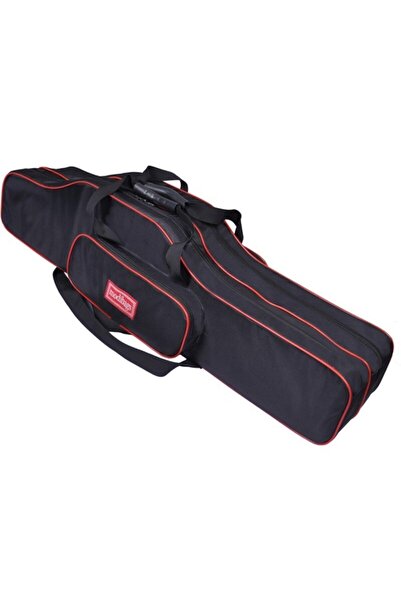 modibags MODİBAGS 160 CM 2 GÖZLÜ SİYAH OLTA ÇANTASI