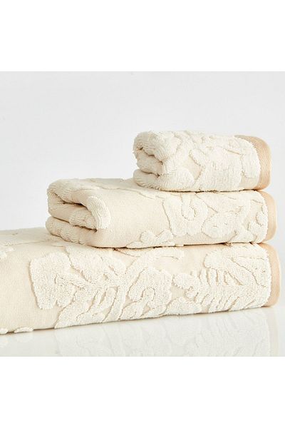Gleam Atelier Bath Towel, Head Towel, Face Towel, Foot Towel Set of 4, 100% Cotton