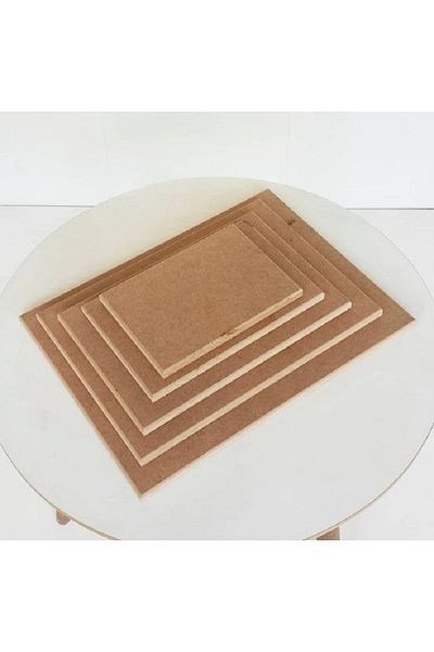 Altınyapı Hobi Market 5-PIECE LONG RECTANGULAR WALL BOARD MDF