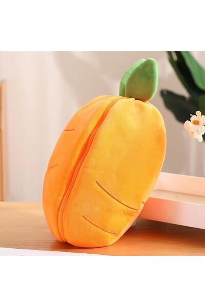 Pufu Toys 35 cm Carrot Rabbit Plush Toy 2-Face Pillow