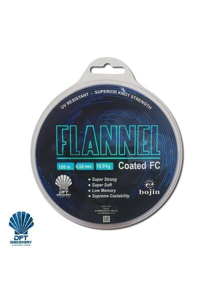 DFT خيط صيد السمك Bojin Flannel Fluorocarbon100 M 0.50 مم