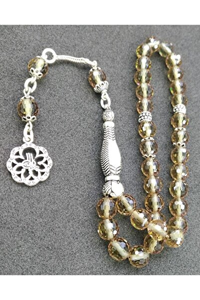 GÜMÜŞ Püsküllü Zultanit Taşı Tesbih