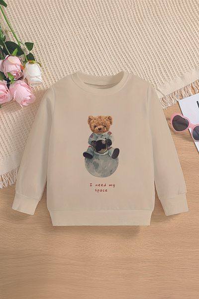 MYADA Παιδικό φούτερ Astronaut Bear Oversize - Premium 12728