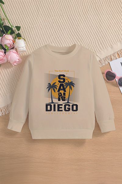 MYADA Παιδικό φούτερ σε στυλ San Diego Oversize - Special Design 12598