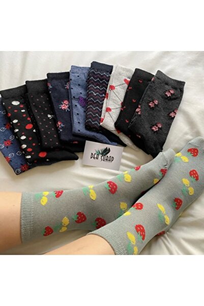 myDea 4’lü Kadın Havlu Çorap Havlu Soket Çorap