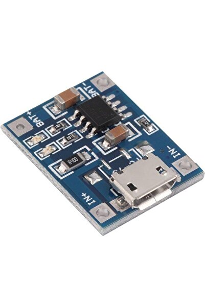 EmAyCenter 5v Mini Mikro Usb 1a Tp4056 Lityum Pil Şarj Kartı Şarj Aleti Modül...