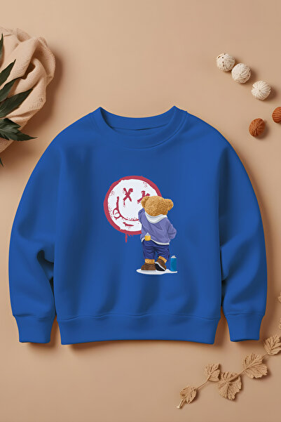 MYADA Nova sezona Oversize kroj Boho dečija majica - Slikar Štampano 11007