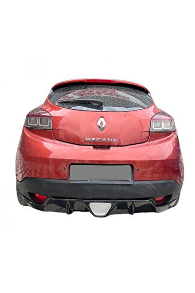 Genel Markalar Megane 3 Coupe (2008-2016) Uyumlu Rs Style Difüzör (Plastik)